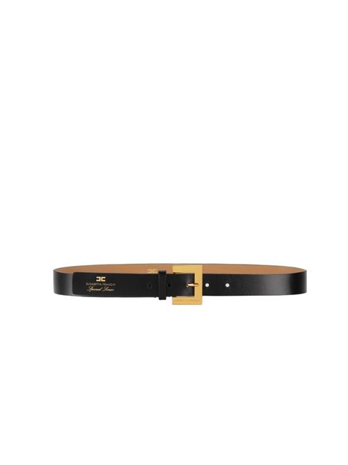 Leather belt with printed logo ELISABETTA FRANCHI | CT22S46E2.110